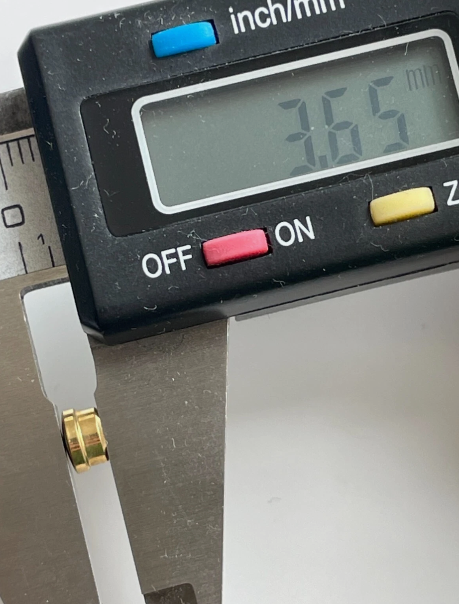 Omega Memomatic Alarm Pusher Goldplated