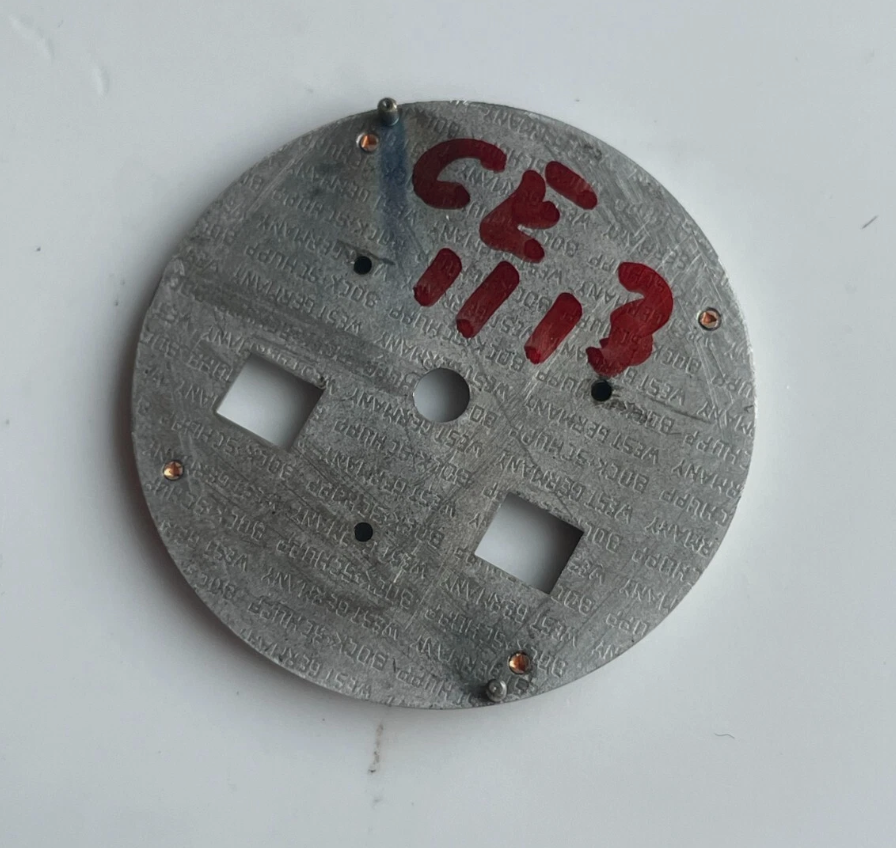 TAG Heuer CE1113 Chronograph Dial