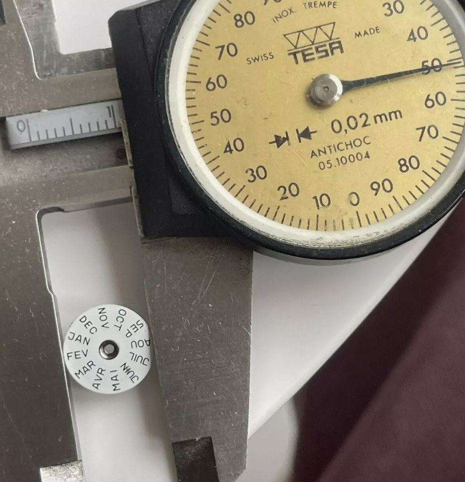 Valjoux 72c / 88 Month Disc French