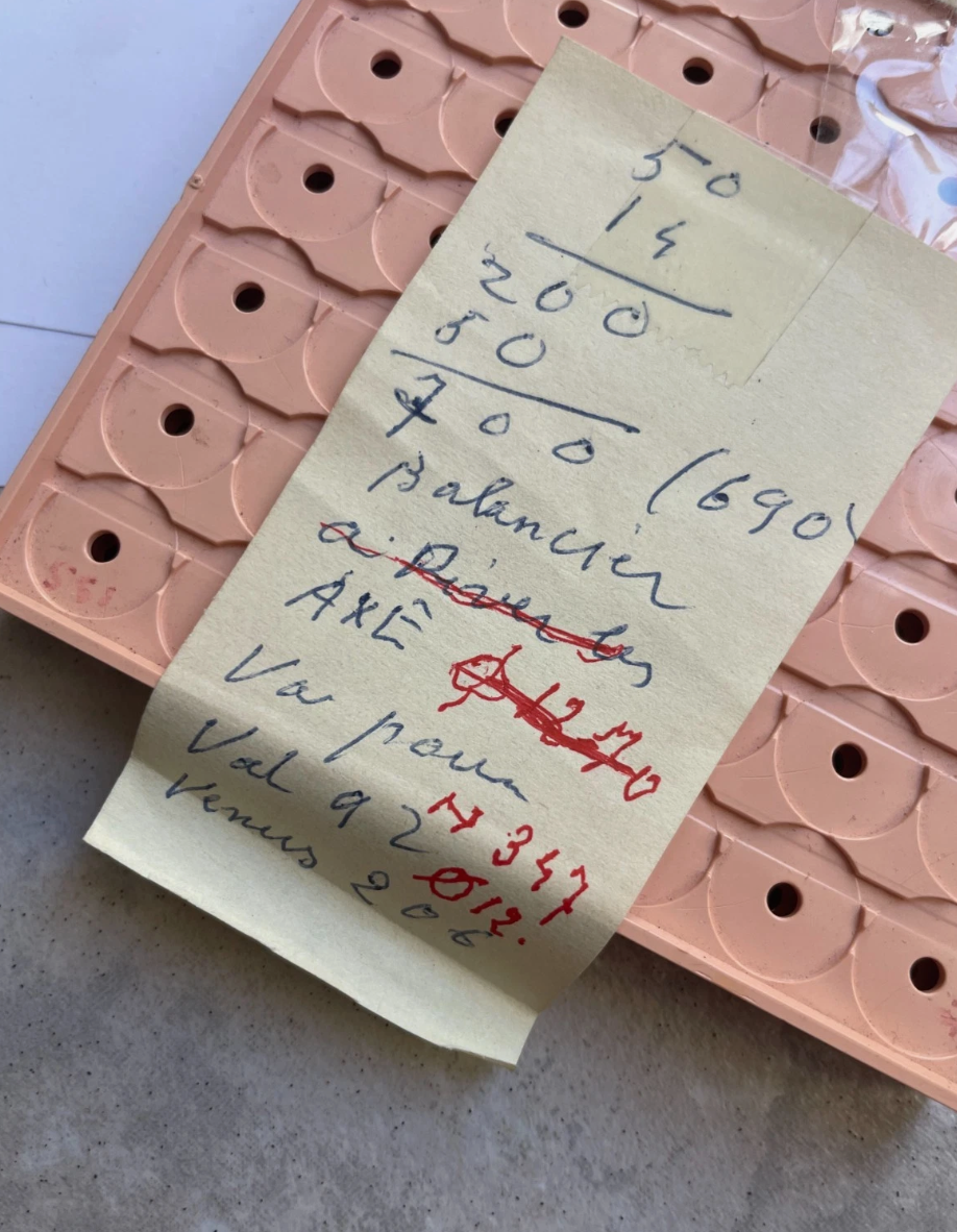 Valjoux 92 Balance Wheel NOS (goes on Venus 206 too)